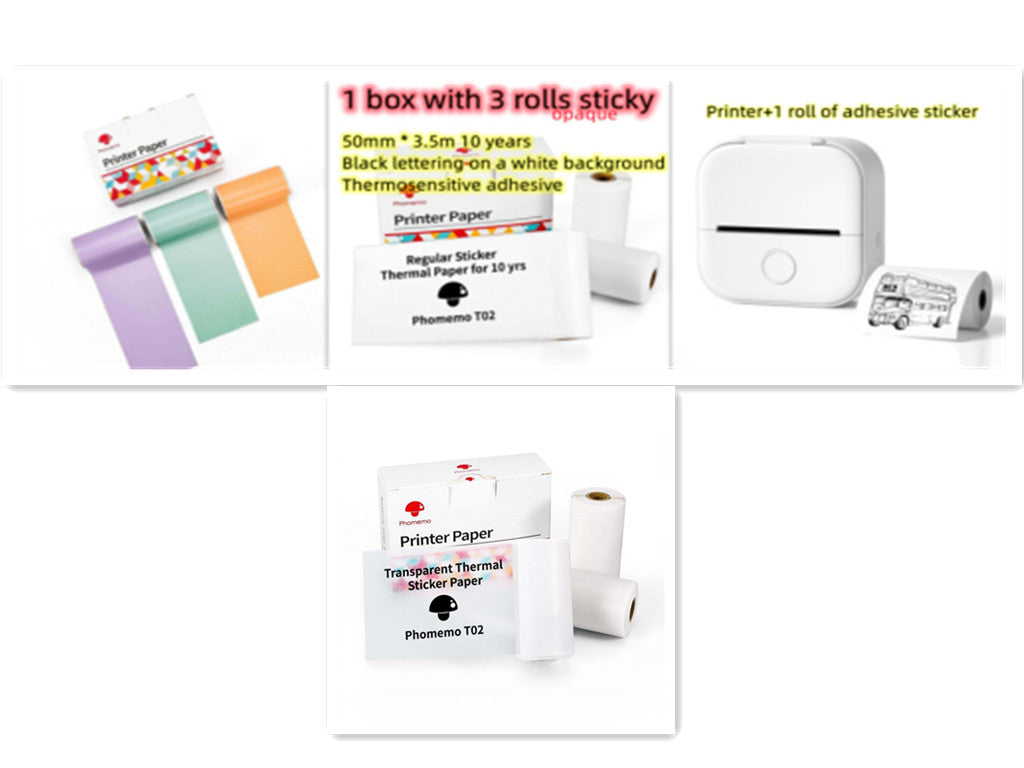 Bluetooth Mini Label Printer