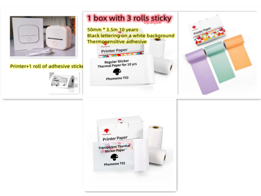 Bluetooth Mini Label Printer