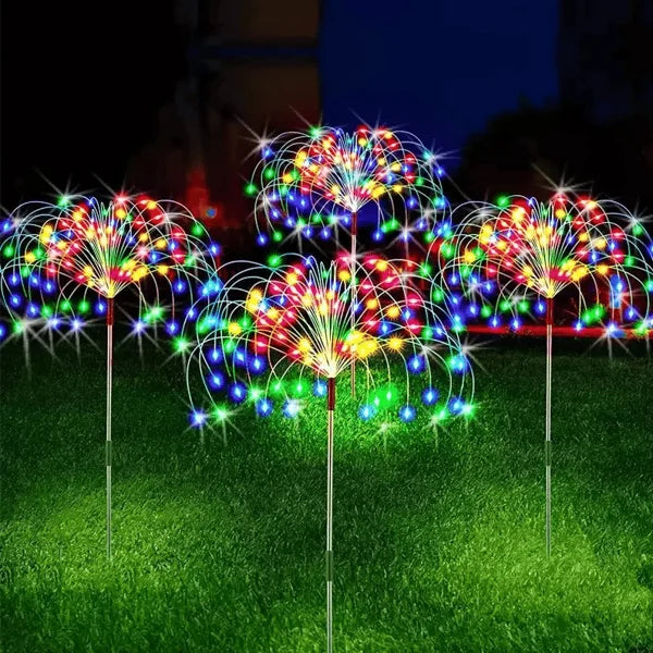【NEW IN】- Waterproof Solar Garden Fireworks Lamp