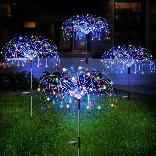 【NEW IN】- Waterproof Solar Garden Fireworks Lamp
