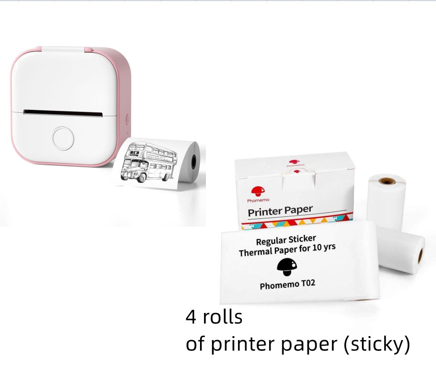 Bluetooth Mini Label Printer