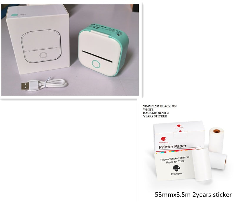Bluetooth Mini Label Printer