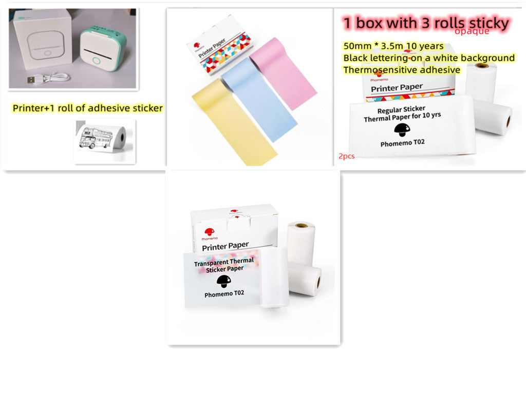 Bluetooth Mini Label Printer