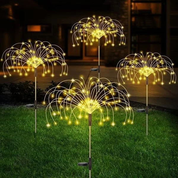 【NEW IN】- Waterproof Solar Garden Fireworks Lamp