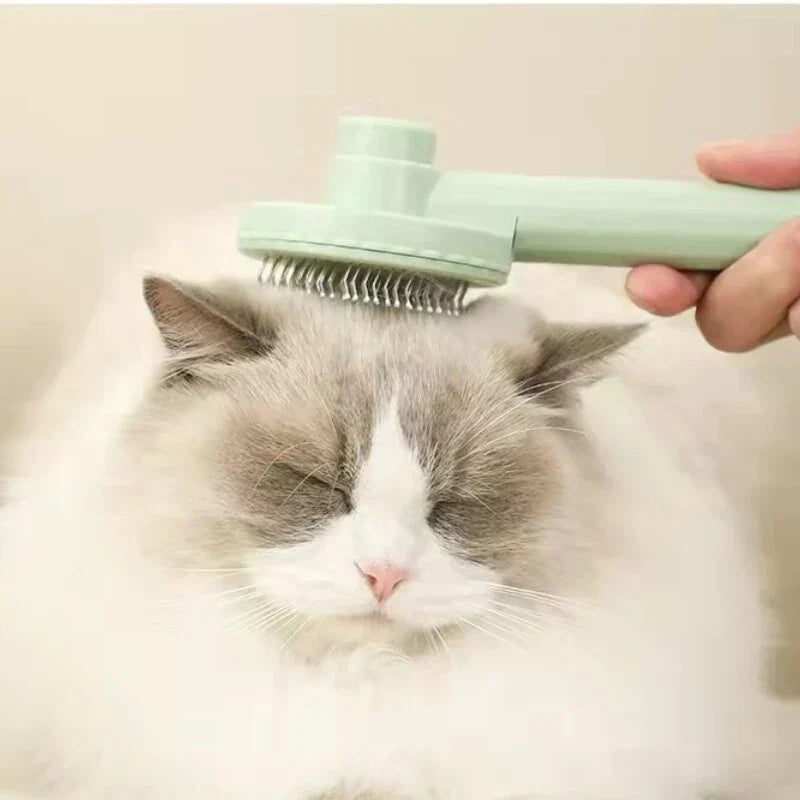 Self-Cleaning Grooming Brush
