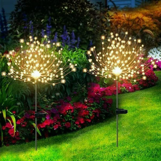 【NEW IN】- Waterproof Solar Garden Fireworks Lamp