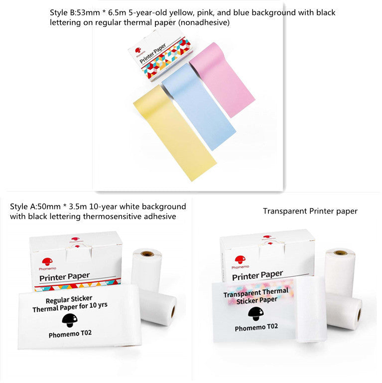 Bluetooth Mini Label Printer