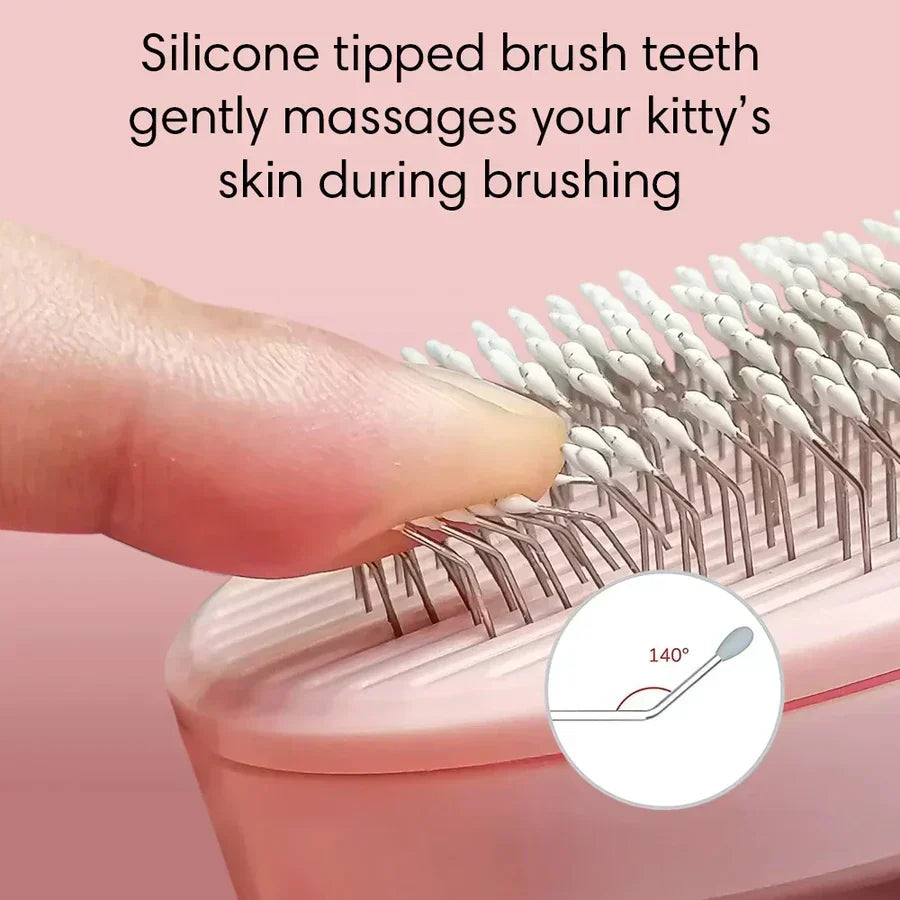Self-Cleaning Grooming Brush
