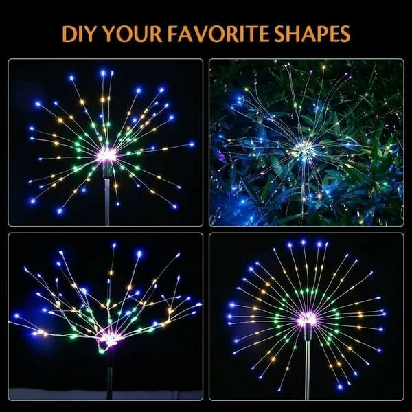 【NEW IN】- Waterproof Solar Garden Fireworks Lamp