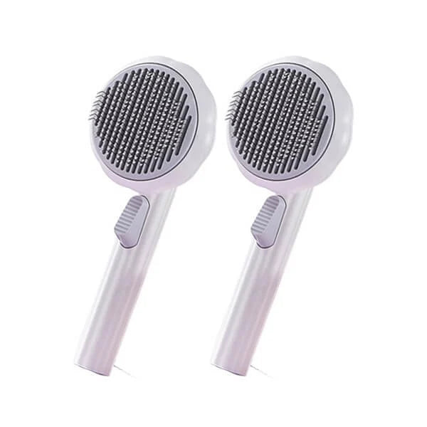 🎉Hot Selling🐈Pumpkin Pet CombPet Grooming Self Cleaning Slicker Brush for Dogs Cats Puppy Rabbit