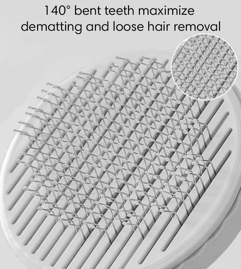 Self-Cleaning Grooming Brush
