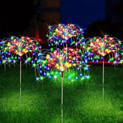 【NEW IN】- Waterproof Solar Garden Fireworks Lamp