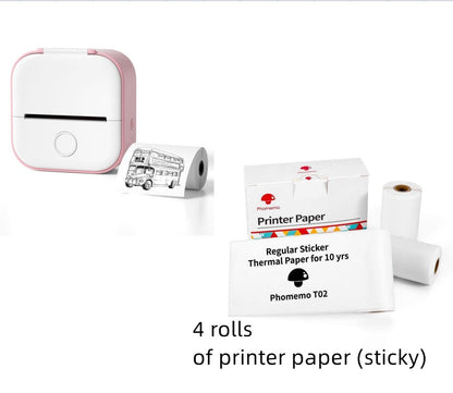 Bluetooth Mini Label Printer